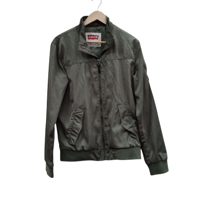Levi's Mens Size M Front Zipper Olive 