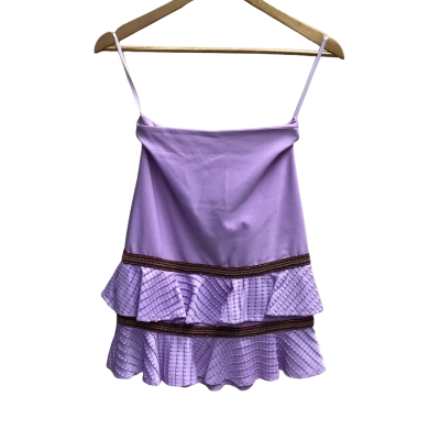 Eliya The Label Womens Mini Skirt Black  / Purple / Red 