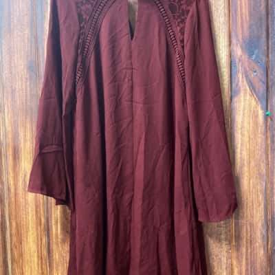 Stella  Size 12 Maroon dress new 