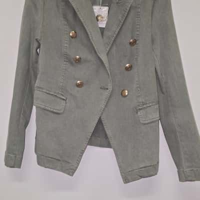 Just Jeans Womens  Size 12 Blazer Green / Khaki 