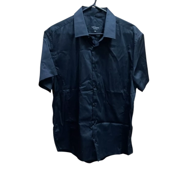 Tarocash Mens  Size XL Business Shirt / Short Sleeve Shirt Black  