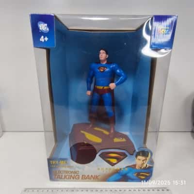 Vintage 2006 Thinkway Toys DC Superman Figure Talking 
