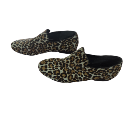 Diana Ferrari Leopard Print Loafers Flats - Women's Size 10