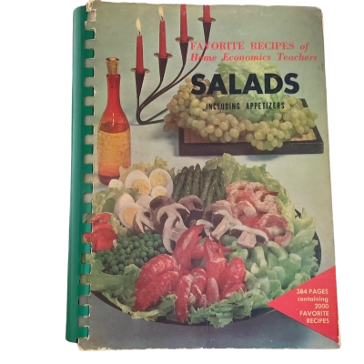 Favorite Recipes of Home Economics Teachers: Salads Including Appetizers Vintage 1960’s American Recipe Book