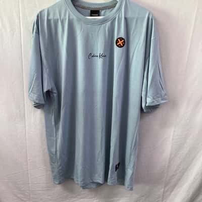 Mens Calvin Klein 4XL Light Blue Tee