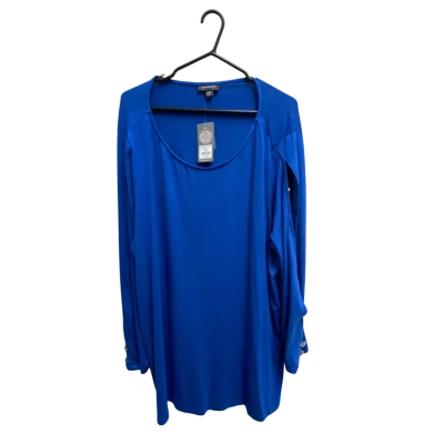 Autograph Womens  Size XXL Long Sleeve Top Blue 