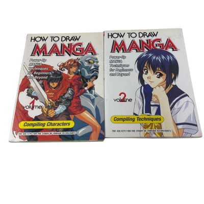 How to draw Manga vol 1,2