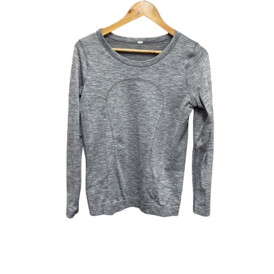 Lululemon Womens  Size M Long Sleeve Top Grey 