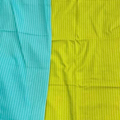 Blue (170cm x 110cm) And Green (150xm x 110cm)Small Dots Fabric 