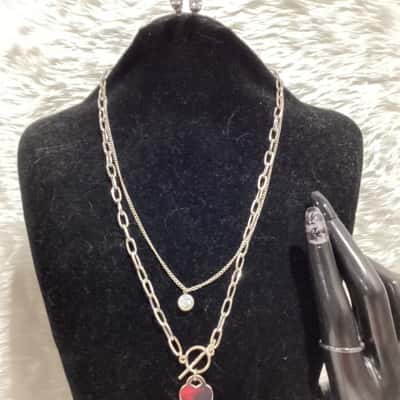  Womens Earrings / Necklace / Ring Other / Silver / White 