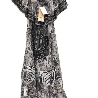 Liz Jordan Womens  Size 14 Floral Dress Black  / White 