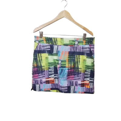  Loud Mouth Womens Size 8 A-Line Skirt / Mini Skirt Multicoloured 