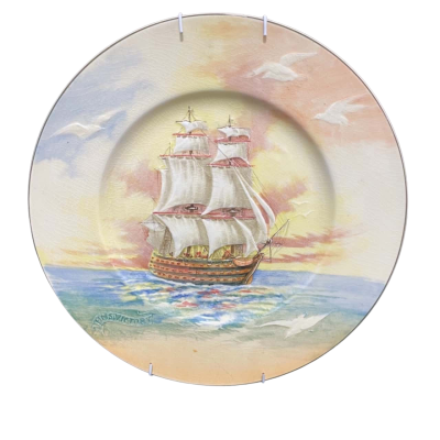 3D Royal Doulton Famous Ships Plate
