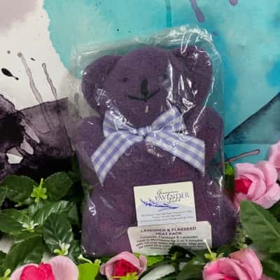 Lavender and flaxseed purple heat pack - New