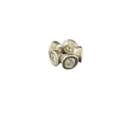 Pandora Womens spacer charm with clear cubic zirconia stones (stamped ALE)