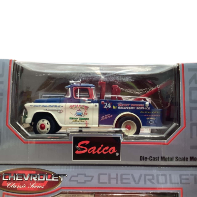 Chevrolet - 1955 Chevrolet Blue Cameo Tow Truck