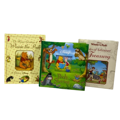 3x Winnie the Pooh Books 