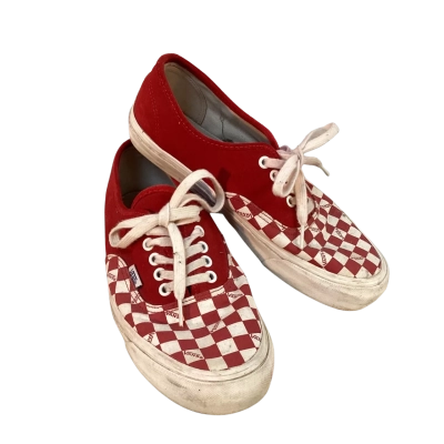 Vans Mens Size 42 / 9 Sneakers Red 
