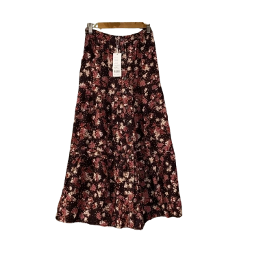 French Connection Womens  Size 6 Maxi Tiered Skirt Floral 