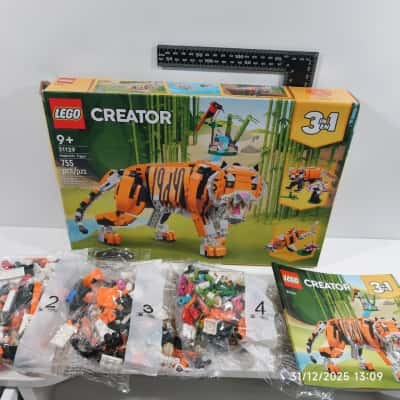 Lego Creator 3in1 PreOwned As Is Opened 31129 Majestic Tiger 