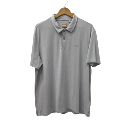 Guess Mens  Size XL Polo Shirt Soft Grey 