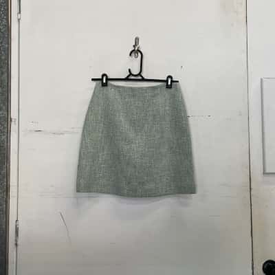 Marcs Womens  Size 8 Green / White Mini Skirt 