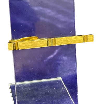 Mens Vintage Gold Look Tie Clip