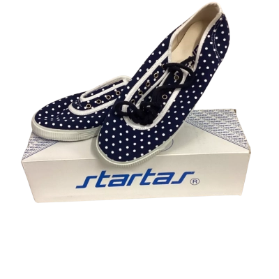  Startas - Polka Dot Blue Sneakers - Size 40 - New in Box