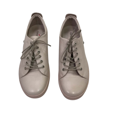 Django & Juliette Size 37 Dempsere Warm Rose Leather Sneakers - Brand New