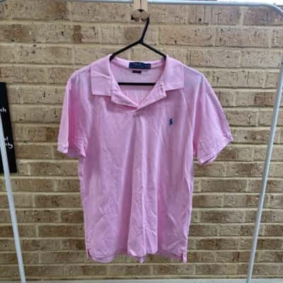Polo Ralph Lauren Mens pink polo shirt Size XL 