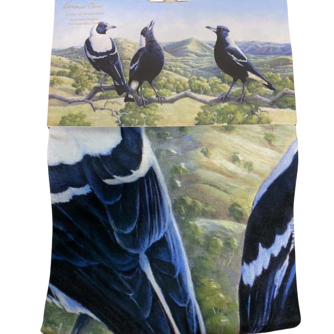 Tea towelAustralian magpie Maxwell & Williams sealed