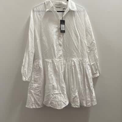 Country Road Womens  Size 10 Mini Dress White 