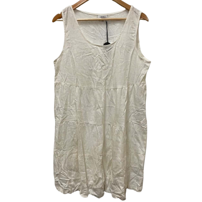 Jeanswest Georgia Tiered Linen Mix Dress Size 12