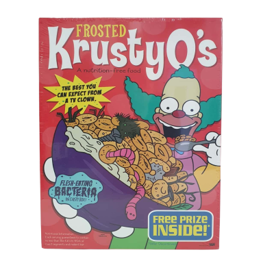 Impact Puzzles Simpsons Frosted Krusty O's 1000 Piece Jigsaw Puzzle - New Sealed