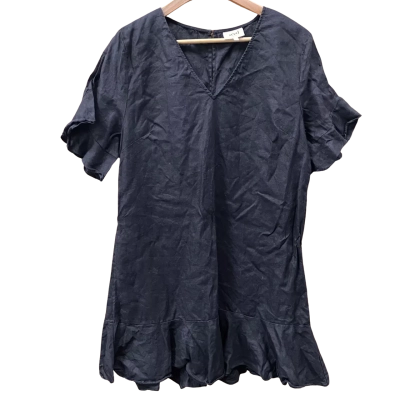 Seed Heritage Black Frilled V-Neck Dress Size 10