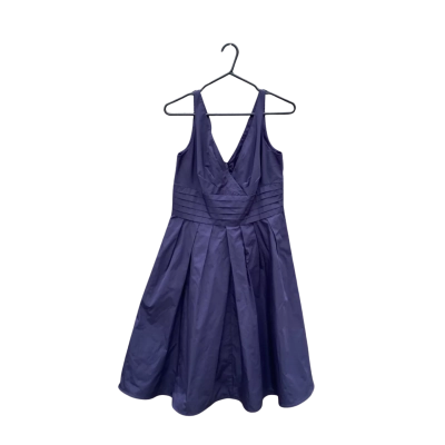 Womens Lauren Ralph Lauren Size 8 Sleeveless Mini Dress Navy Blue 