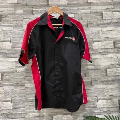 Holden Mens  Size XL Short Sleeve Shirt Black  / Red 