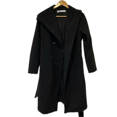 Zara Womens  Size XS Black coat 