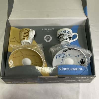 Rare Mercedes Benz Official Cup Saucer Set
