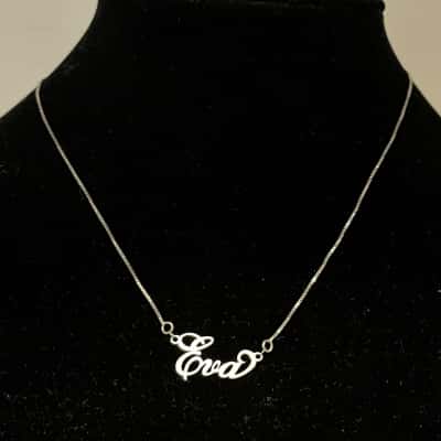 925 Stamped “Eva” Necklace