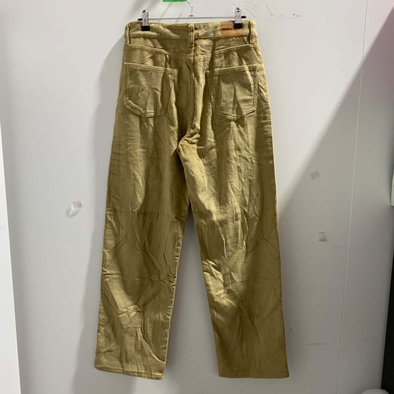 Motel Mens Size M Straight Jeans Corduroy Brown