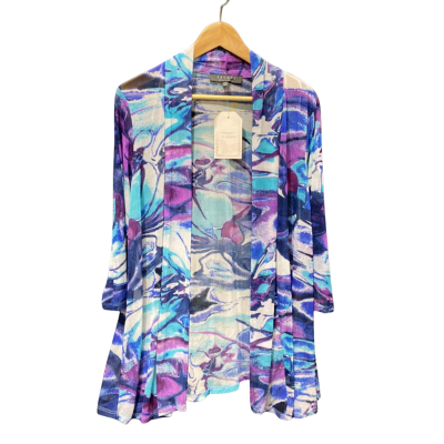  Womens  Liz Jordan Size M Open Daydream Jacket Multicoloured / Pattern 