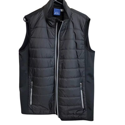 Mens Biz Stealth Black Vest Size L