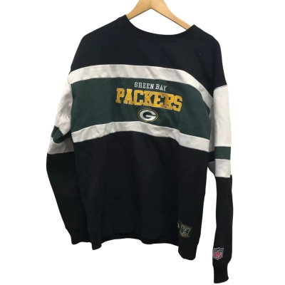 NFL Green Bay Packers Mens  Size M Jumper Black  / White 