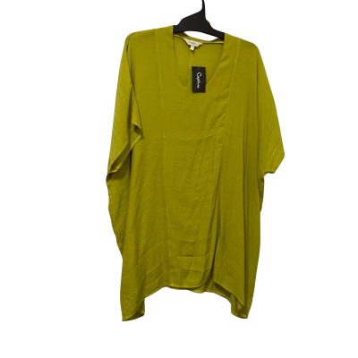 Capture Womens  Size 12 Short Sleeve Top Green 