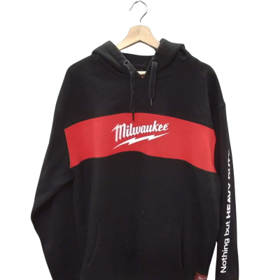 Milwaukee Men's Size XXL Hoodie Black  / Red 