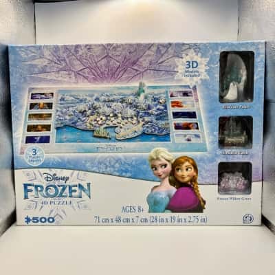 Disney Frozen 4D Puzzle 500 Piece Set  