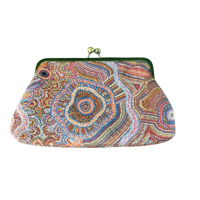  Sybella Clutch - Indigenous fabric Multicoloured 
