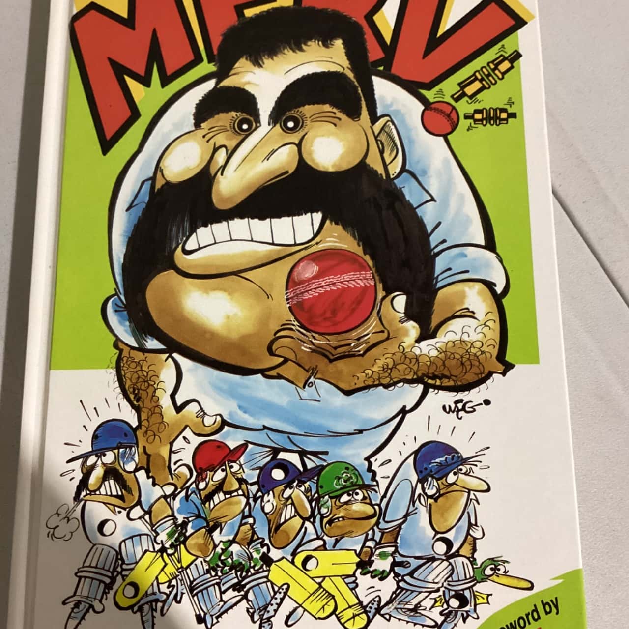 MERV Merv Hughes By Rod Nicholson Circa 1990