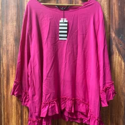 Taking Shape  Size 24 Pink  top new 